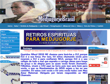 Tablet Screenshot of medjugorjebrasil.com